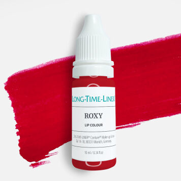 Roxy - organiczny, chłodny i kryjący pigment do ust, intensywna czerwona porzeczka 10ml.