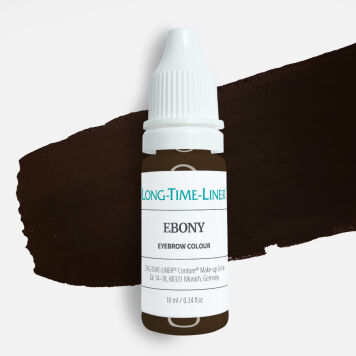 Ebony - nieorganiczny, ciepły, ciemno szary brąz do brwi 10ml