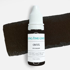 Onyx - organiczny barwnik do kresek, intensywny czarno brązowy 10ml.
