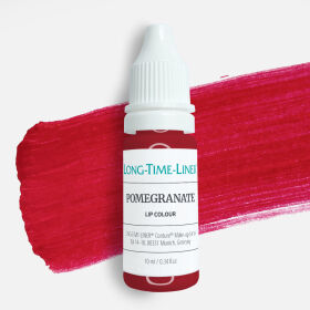 Pomegranate - chłodny, organiczny pigment do ust w odcieniu świeżej czerwieni 10ml.