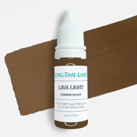 Lava Light - chłodny, nieorganiczny pigment do brwi w odcieniu jasnego szaro-brązu 10ml.