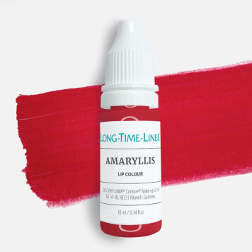 Amaryllis - organiczny, chłodny i pół-transparentny pigment do ust, intensywny różowo czerwony 10ml.