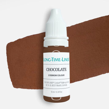 Chocolate - barwnik do brwi, nieorganiczny, ciepły, średni brązowo-czerwony 10 ml.